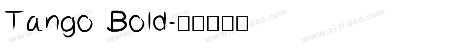 Tango Bold字体转换